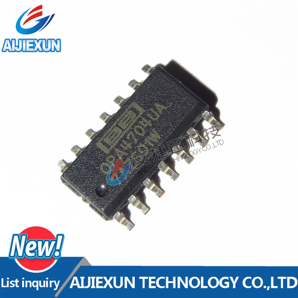 10 قطعة OPA4704UA SOP14 CMOS ، السكك الحديدية إلى السكك الحديدية ، I/O مضخمات التشغيل في المخزون 100% جديدة ومبتكرة