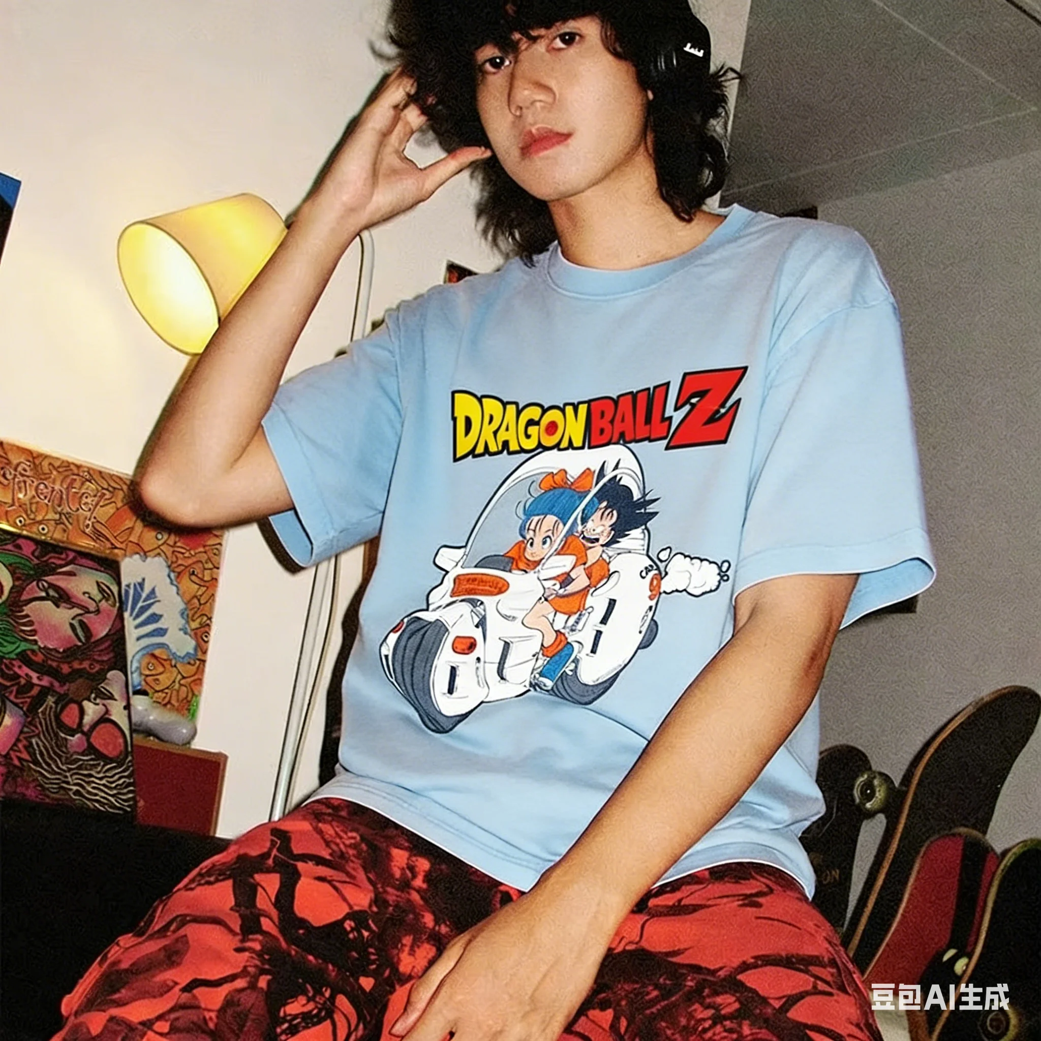 2026 New Hot New 2026 Summer Dragon Ball T-Shirt Kid Goku Bulma Oversized Breathable Gym Streetwear Unisex  for Adults Kids view 5