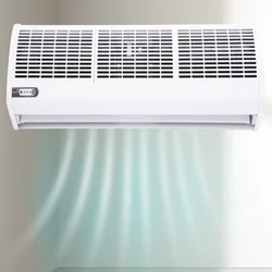 200W electric air curtain fan with remote control commercial air door for shopping mall hotel etc