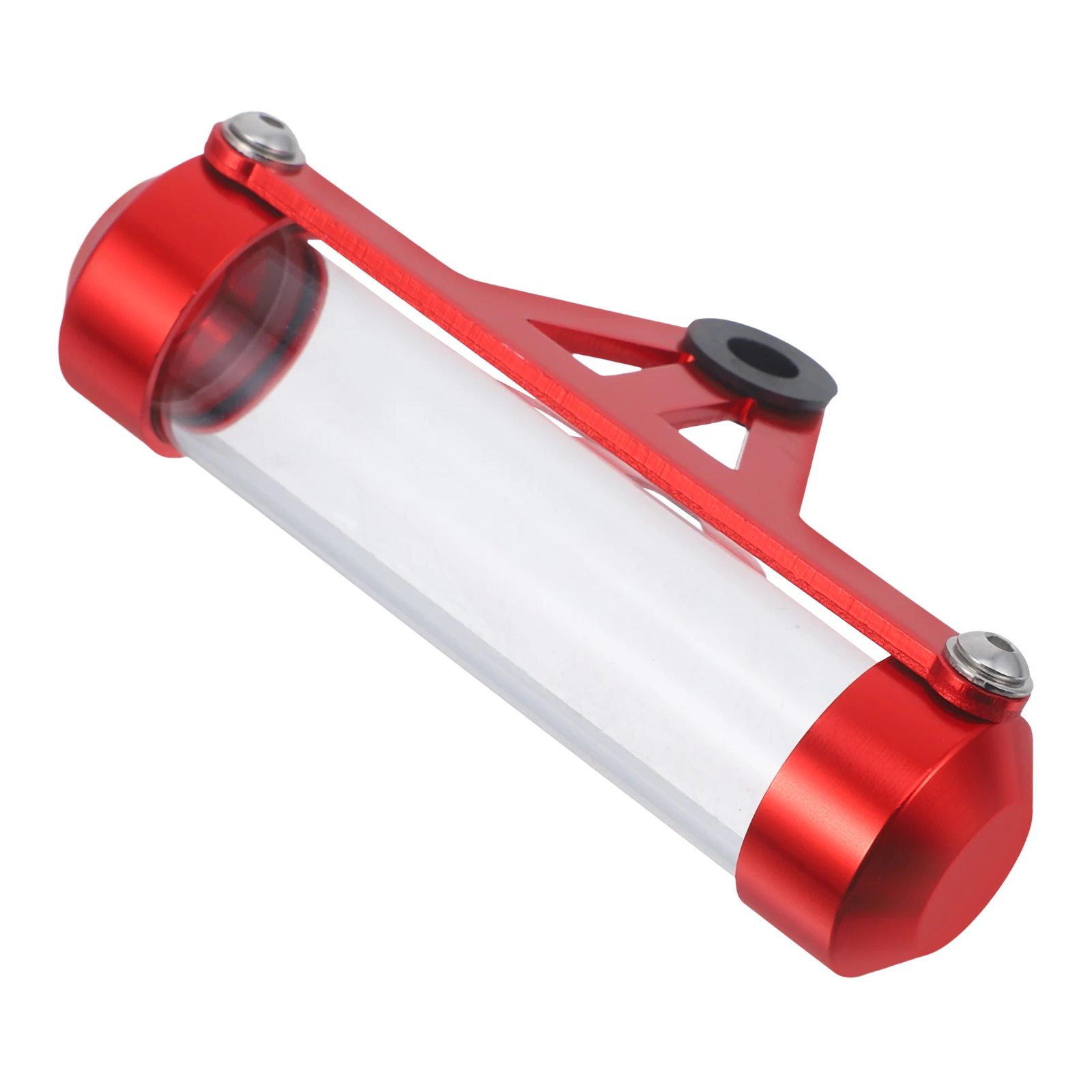 

Aluminum Alloy Acrylic Tax Disc Holder Motorcycle Document Tube Stylish Durable Easy Installation Accessory For Motorbike