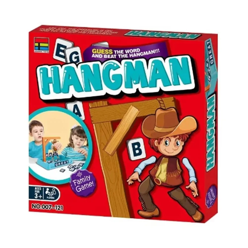 Free Shipping Hangman Board Game The Game of Hanging Two-player Guess The Word Travel Desktop Games Boy Girl Birthday Gifts