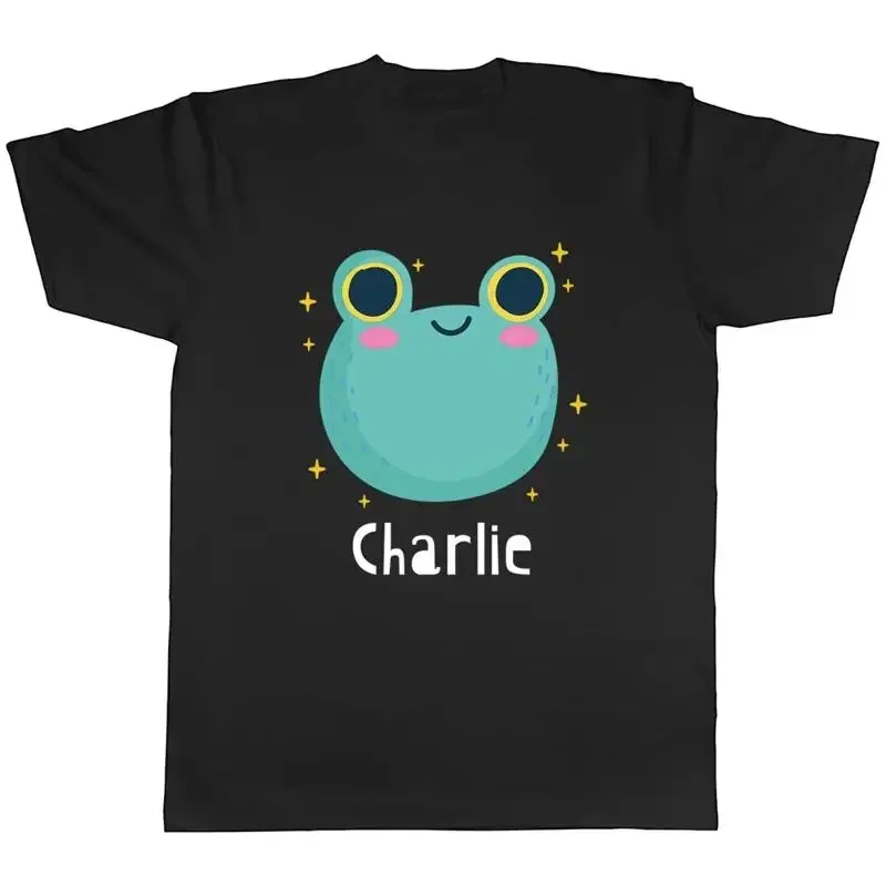 Personalised Frog Face Mens T-Shirt Tadpole Toad Unisex Tee Gift