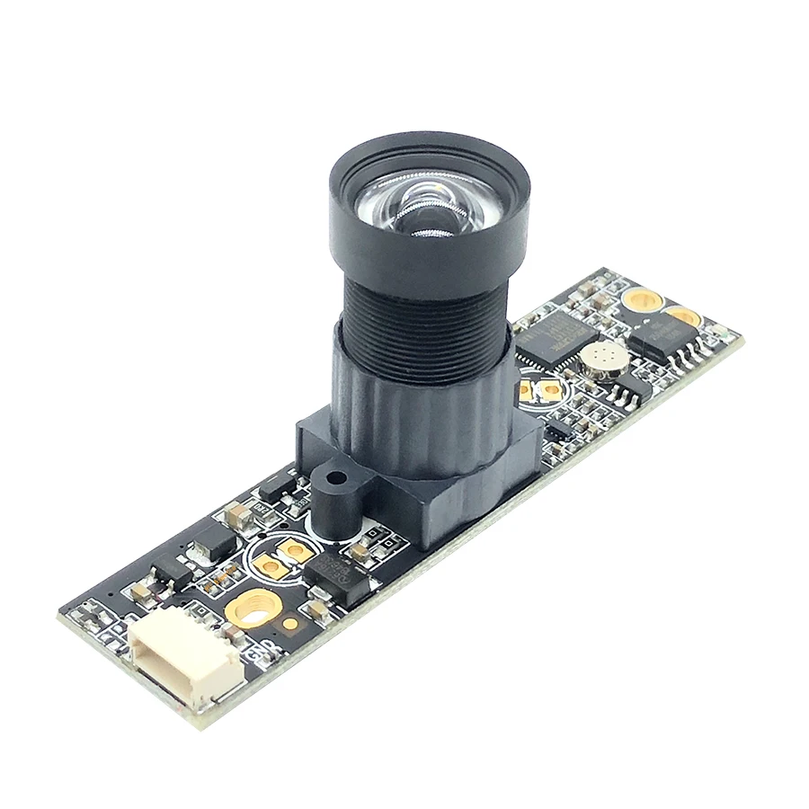 플러그 앤 플레이 산업용 감시 비왜곡 WDR 2MP 풀 HD 1080P 웹캠 OTG UVC 30FPS USB 카메라 모듈 (마이크 내장)