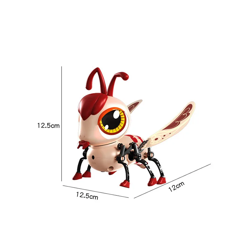 Jouet abeille télécommandé pour enfants, capteur tactile Intelligent, son électrique, lumière, musique, jouet électronique pour animaux de compagnie, insecte mignon, cadeau d'anniversaire