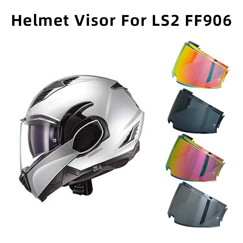 Visors for LS2 FF906 Helmet Replaceable lens for LS2 ADVANT flip UP helmet sunscreen Motorcycle Accessories shield for LS2 ff906