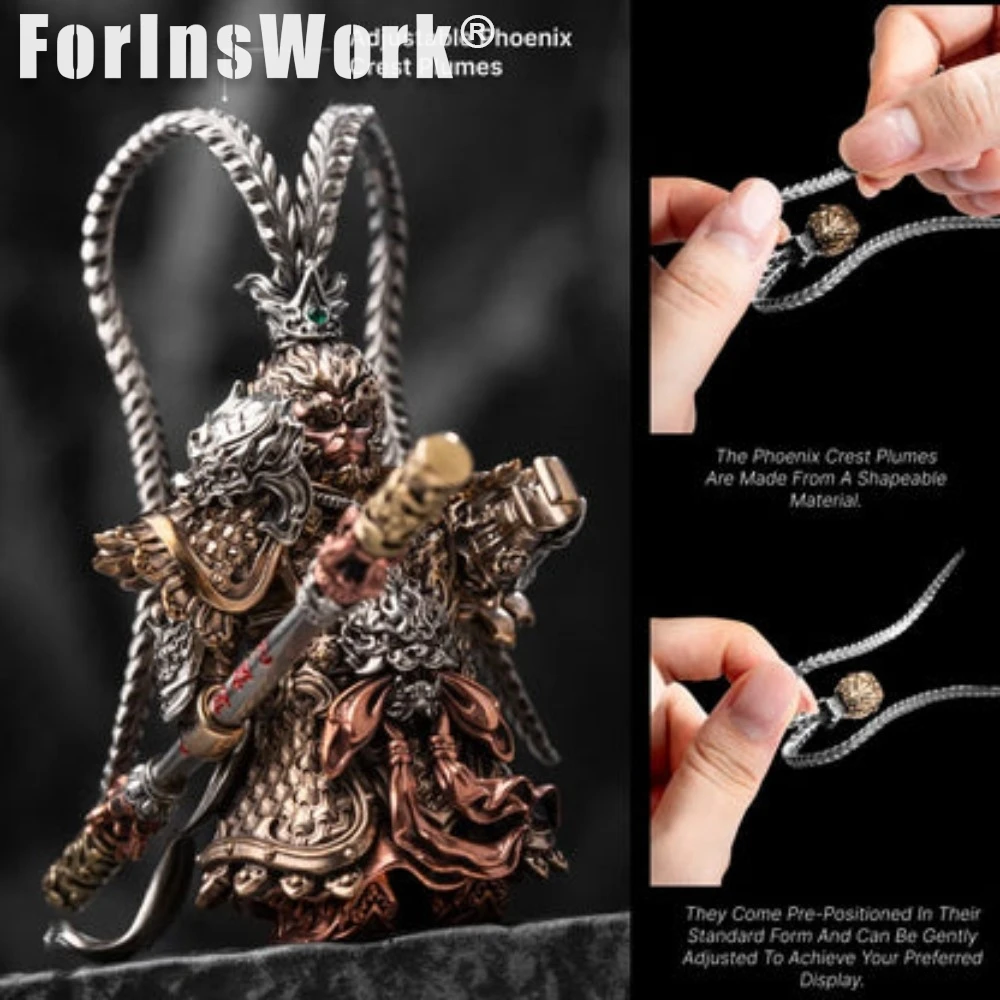 COPPERTIST.WU Wukong Ruyi Jingu Bang Magnetic Assembly Great Sage Equal To Heaven Figure, Desktop Stress Relief Ornament