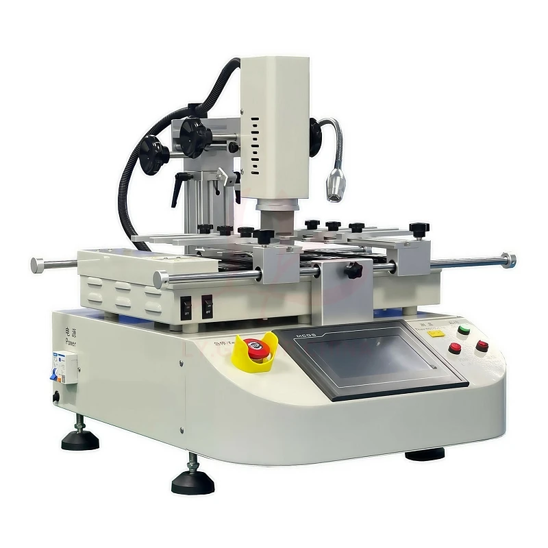 BGA Rework Station R5860 R5860C 3 Zones Hot Air BGA Repairing Soldering Station for Laptop Motherboard Chip with Laser Align