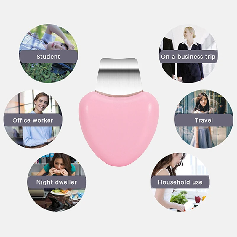 1 قطعة جهاز تنظيف بشرة الوجه ملعقة الوجه مقشر البثور أداة تنظيف مزيل الرؤوس السوداء منظف المسام ملعقة أداة العناية بالبشرة #5