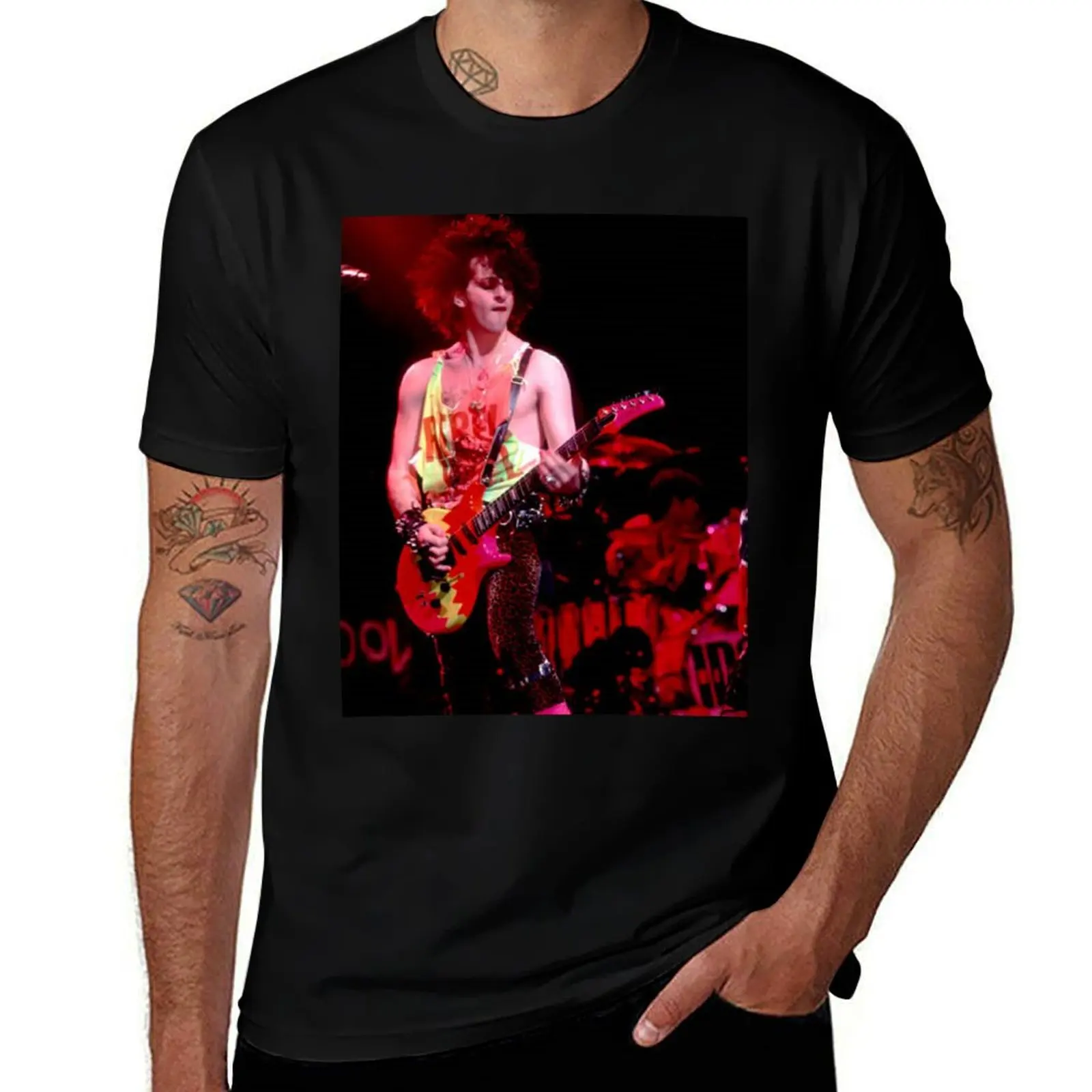 Steve Stevens star T-Shirt vintage graphic tee street wear plus size clothes anime shirts men