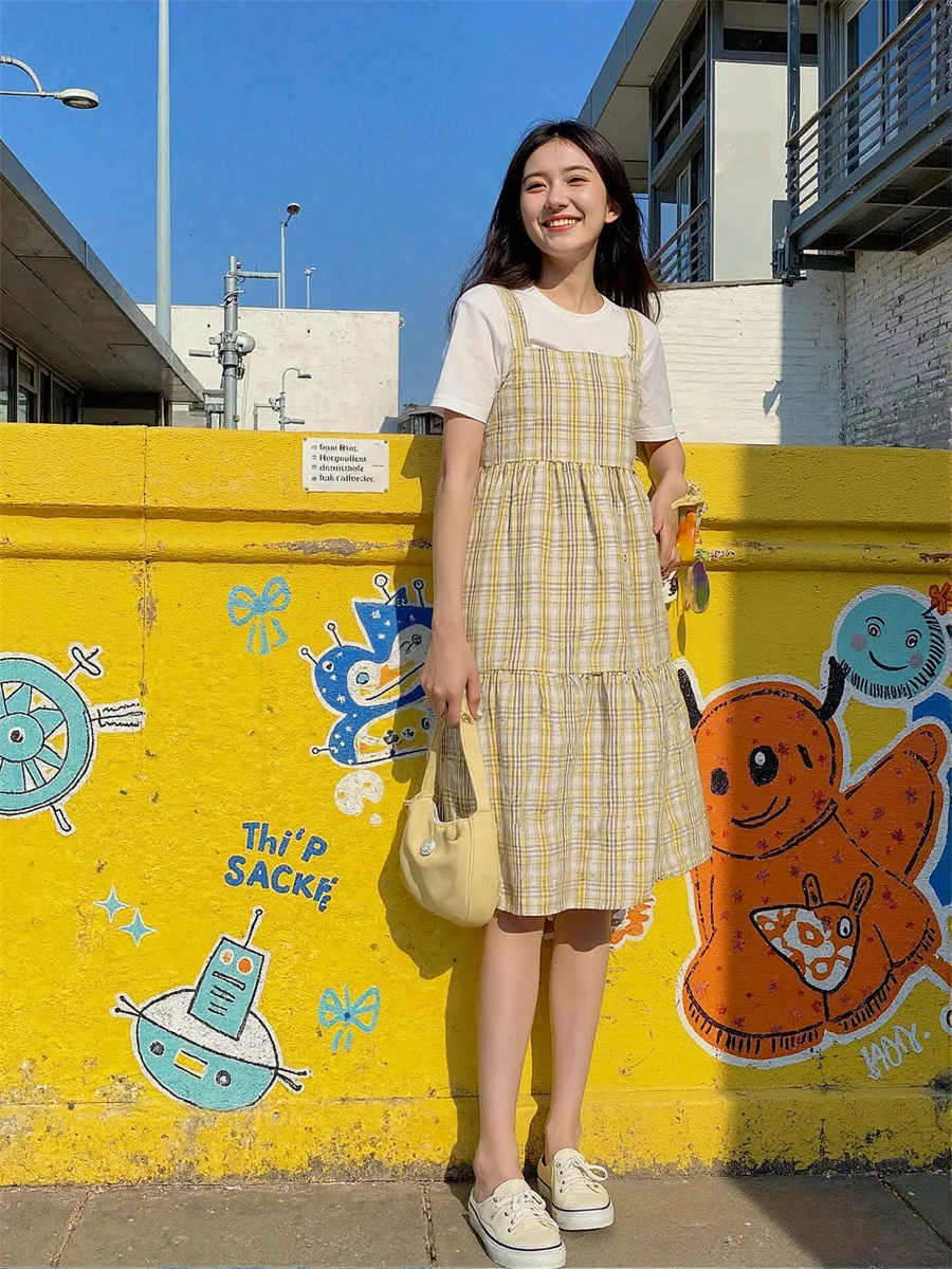 Abiti casual e da giorno da donna dritti autunnali Boho Bohemian stile preppy coreano europeo americano cinese etnico esotico alto