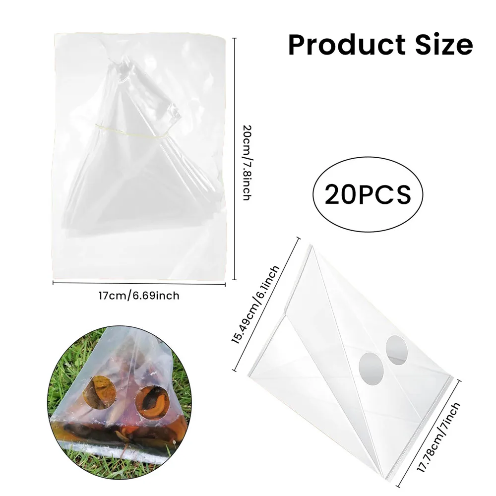 Slug Trap Garden Snail Slug Trapping Bags Disposable Beer Traps For Slugs Pet Friendly Safe Slug Pellets Alternative Nematodes