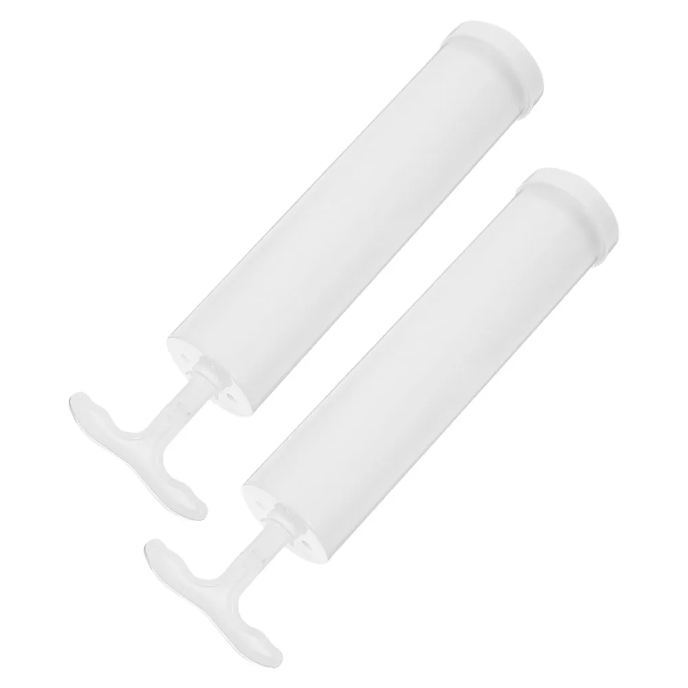 2 قطعة مضخة تفريغ يدوية لأكياس التخزين سهلة الاستخدام من مادة PVC مضخة يدوية محمولة لمضخات حقيبة فراغ السفر