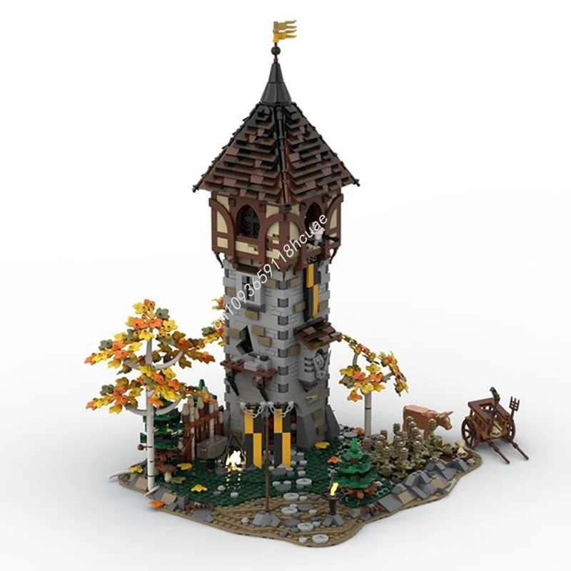 2752 pz MOC Il Nido delle Corvi Messaggio Medievale Castalato Modello Building Blocks Assemblare FAI DA TE Regalo Di Natale Idea Giocattolo di Mattoni Di Compleanno