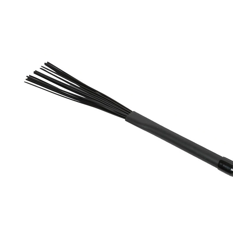 Retrátil Wire Brush com Comfort Rubber Handle, Drum Stick