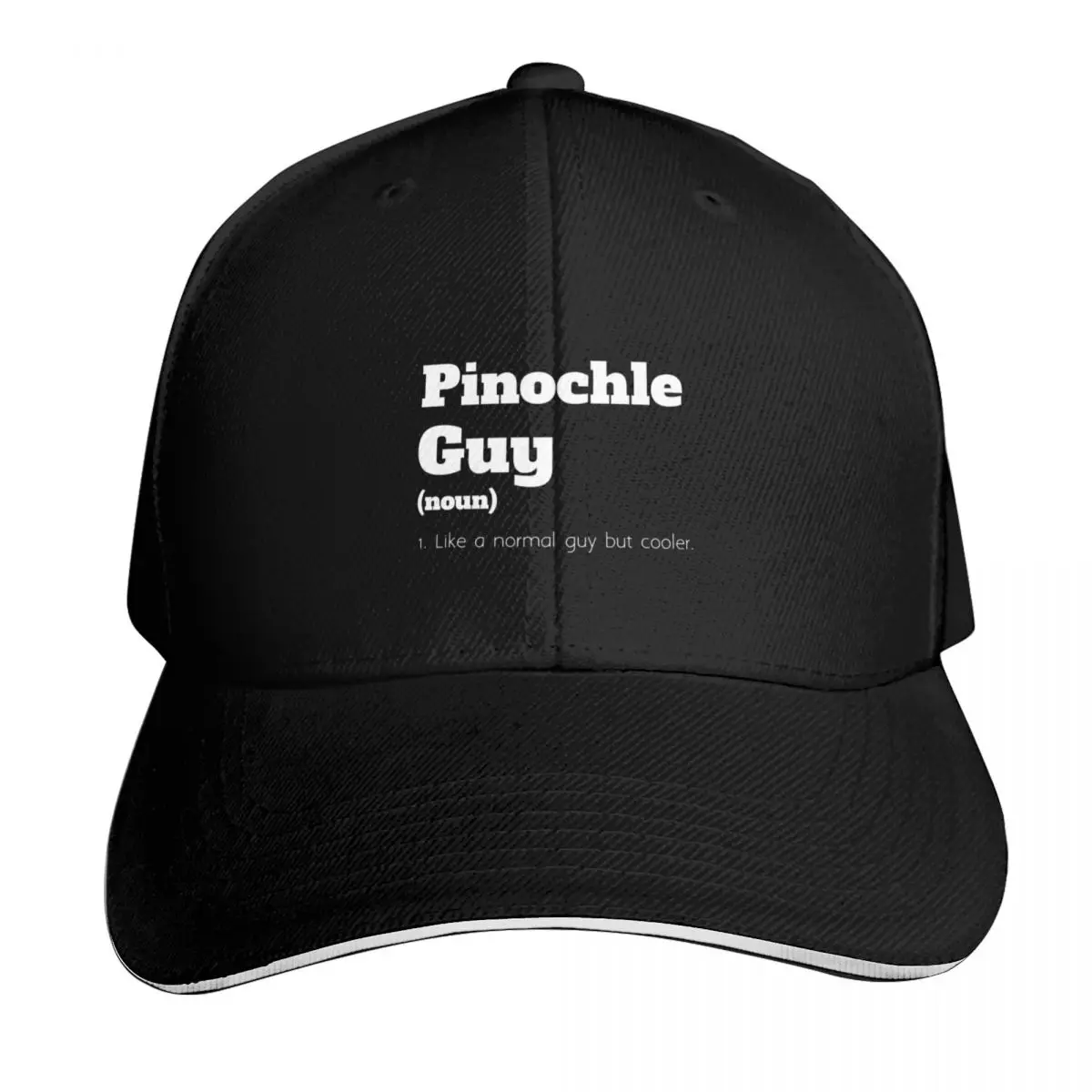 

Pinochle Player - Funny Card Game - Gift For Pinochle Player Baseball Cap black Rugby Mens Hats Women's