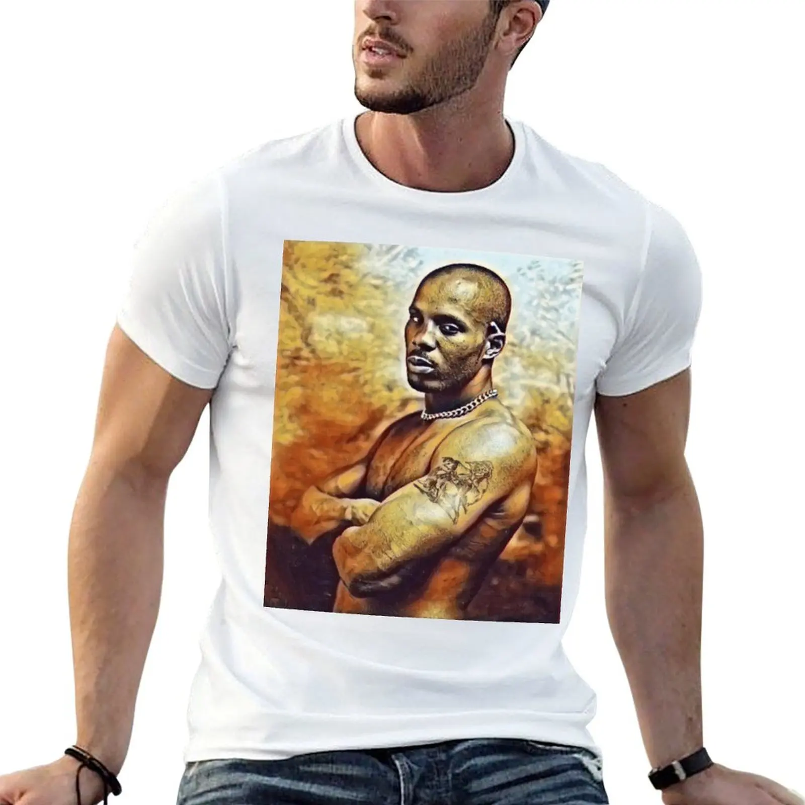 DMX Earl Simmons T-Shirt Basic Casual Wear Short Sleeve Top