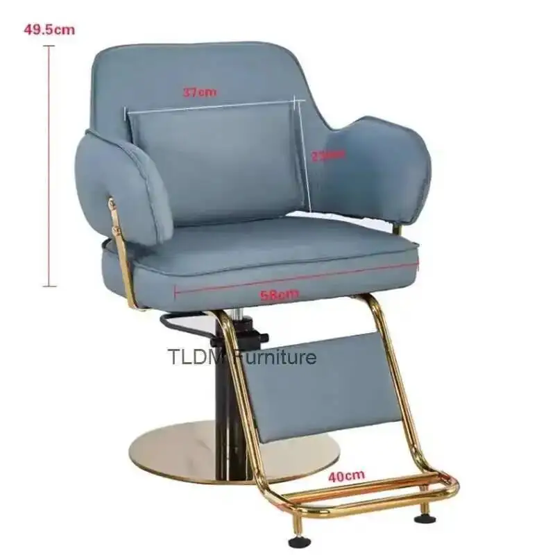 كرسي الحلاق تصفيف الشعر صالون الأثاث الكامل كراسي مانيكير الجمال الرجال الحلاقة سيلا باربيريا الوشم المساعد JGY #6