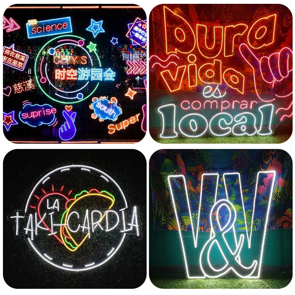 6mm Separate Silicone Neon Strip Flexible Soft Bendable DIY Sign Waterproof IP67 Outdoor For S Shape 2835SMD Led Strip Light