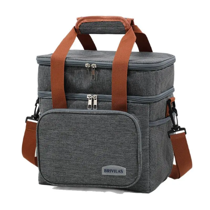 

Extra Thick Thermal Lunch Box - Leakproof Food Carrier with Shoulder Strap (New Hot Style)