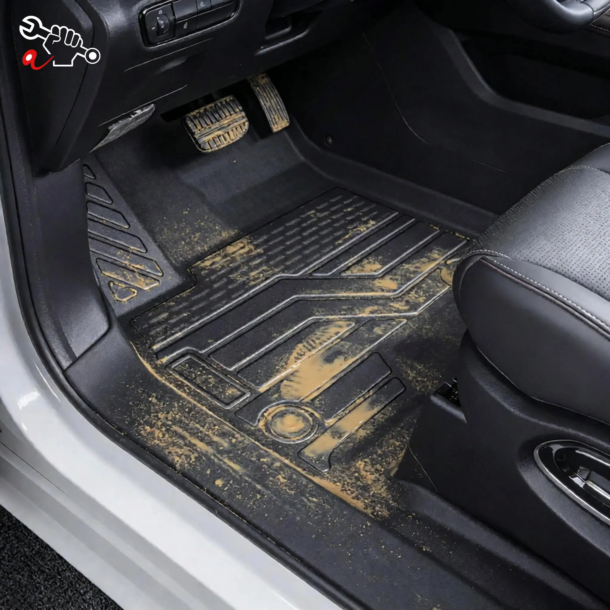 Left-Hand Drive Car Custom Fit Floor Mat For GAC Trumpchi E8 EV MPV 2024-2026 Floor-mount Accel Waterproof Durable Floor Liner