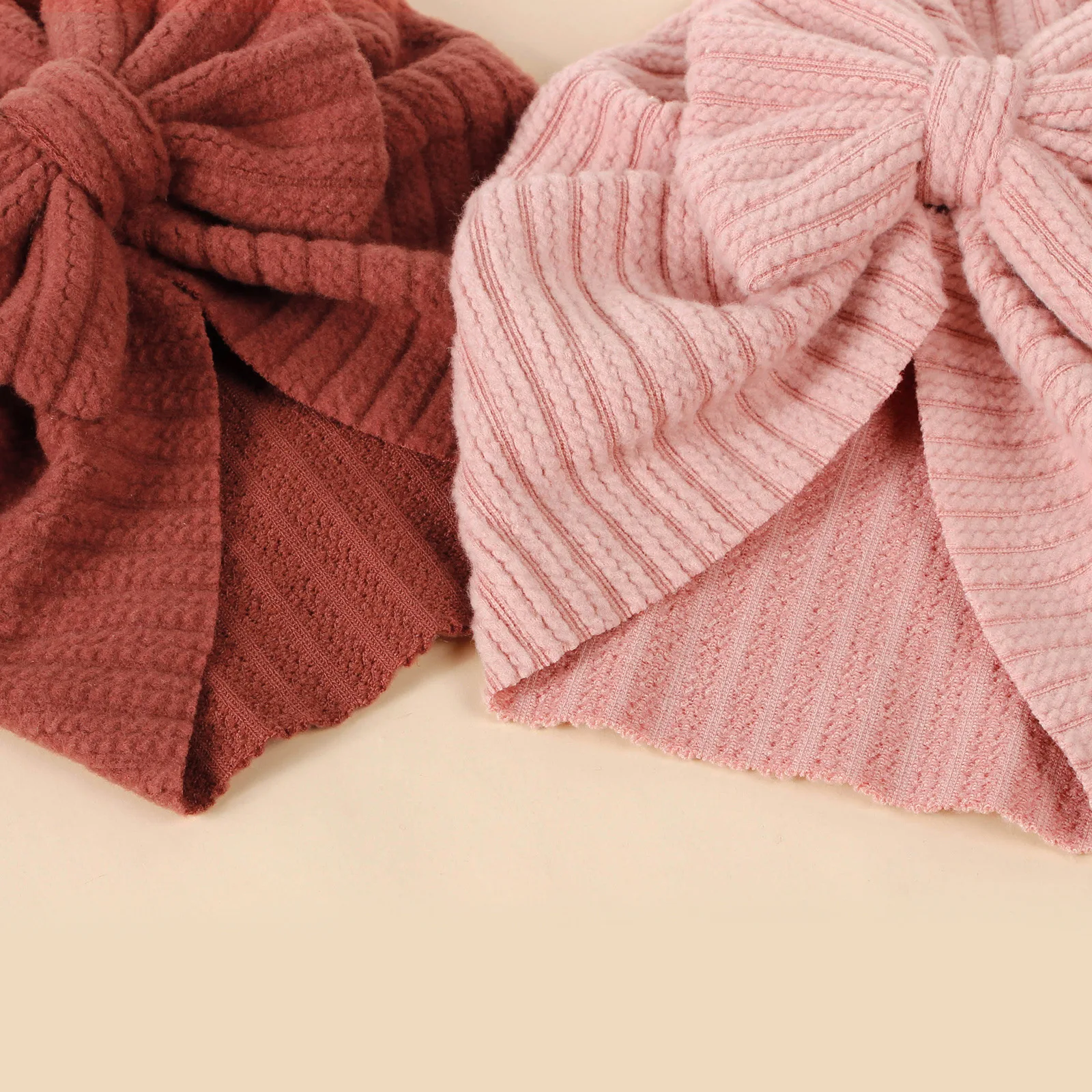 Gorro con lazo para niños y niñas recién nacidas, accesorios de fotografía, turbante, primavera y otoño