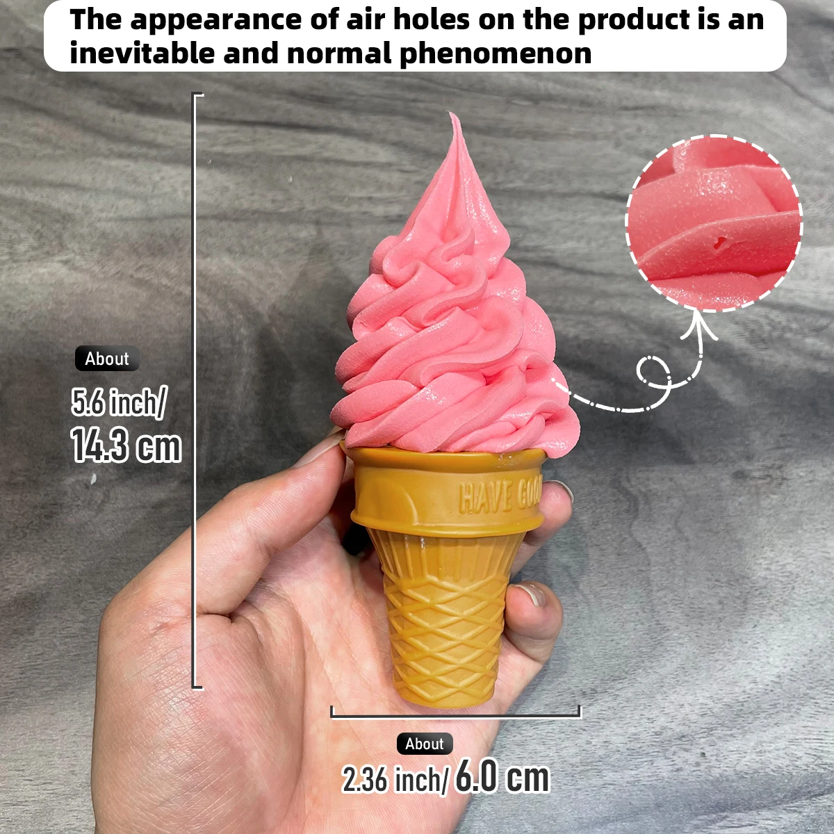 Simulation Ice Cream Model Realistic Artificial Ice Cream Cone Fake Food Dessert Shop Display Model Photo Props Toy Home Decor