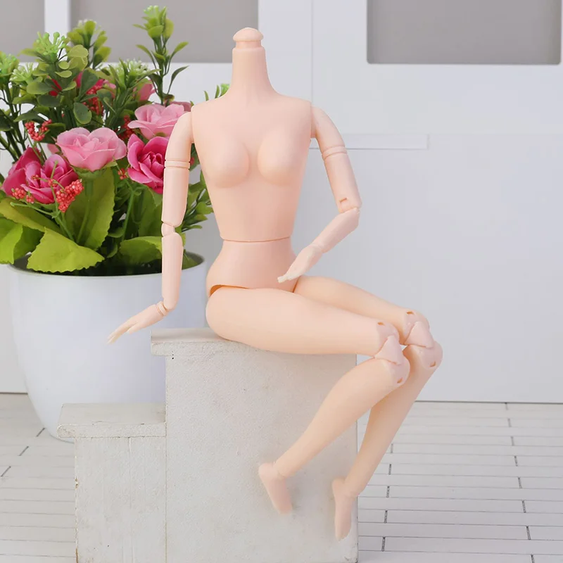 26CM Height Body Part for 30cm Doll 16 Joint Moveable Normal White Skin 1/6 Doll Toys for Children