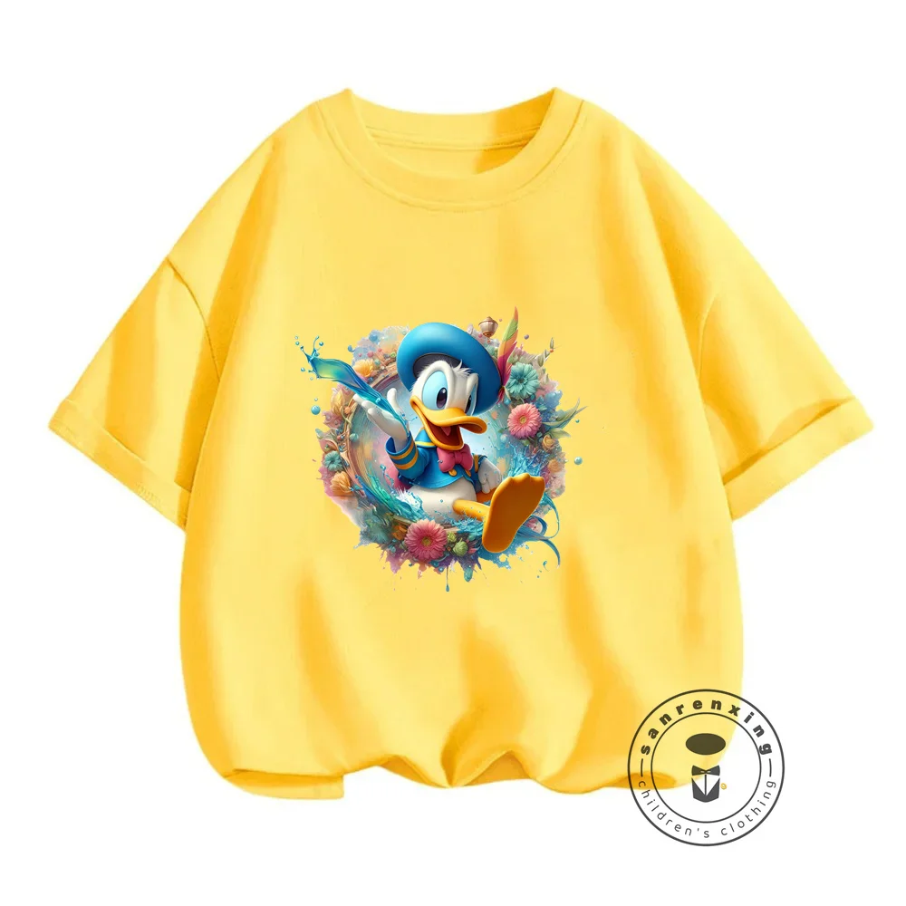 Disney's Coolest Donald Duck T-Shirts with Elastic Upper Perfectly Suited for Boys Girls Hip-Hop Influenced Campus Lifestyle