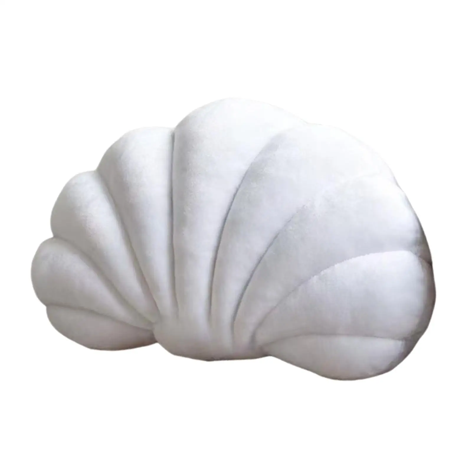 Shell Decorative Couch Cushion Shell Shaped Throw Pillow PP Filling Handmade for Sleeping Reading Home Bedroom