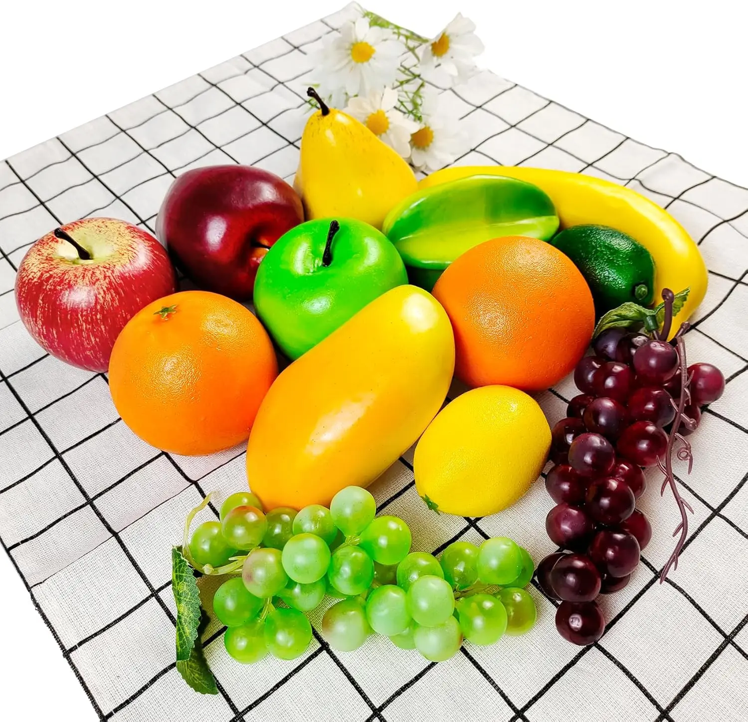 13 Pcs Artificial Fruits Decoration Home Realistic Faux Fruits for Centerpieces Party Decoration