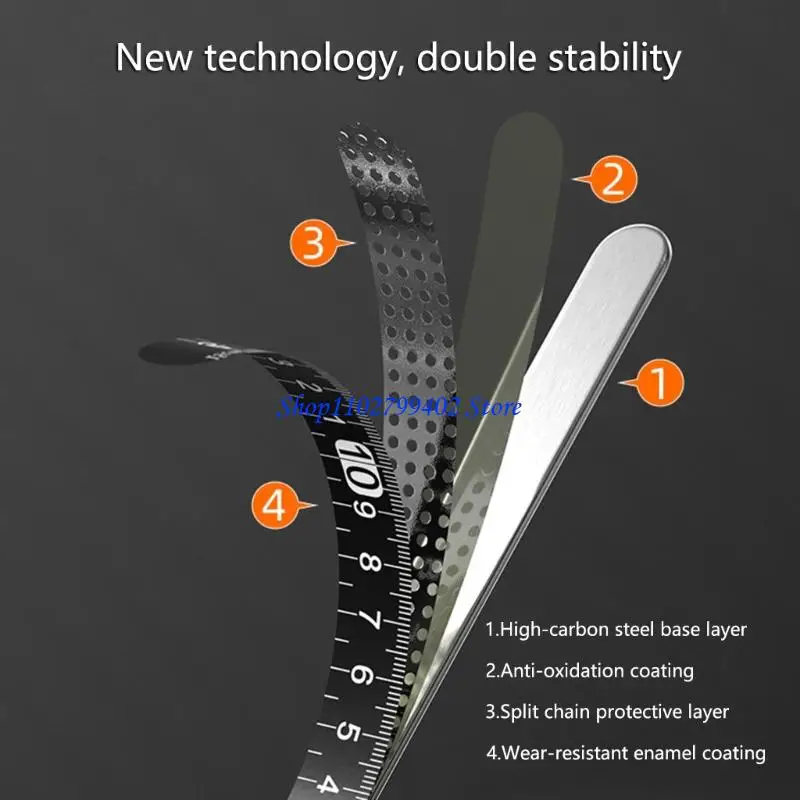 547F Carbon Steel Right Angles Ruler Square Ruler with Metric Scale for Layout Work