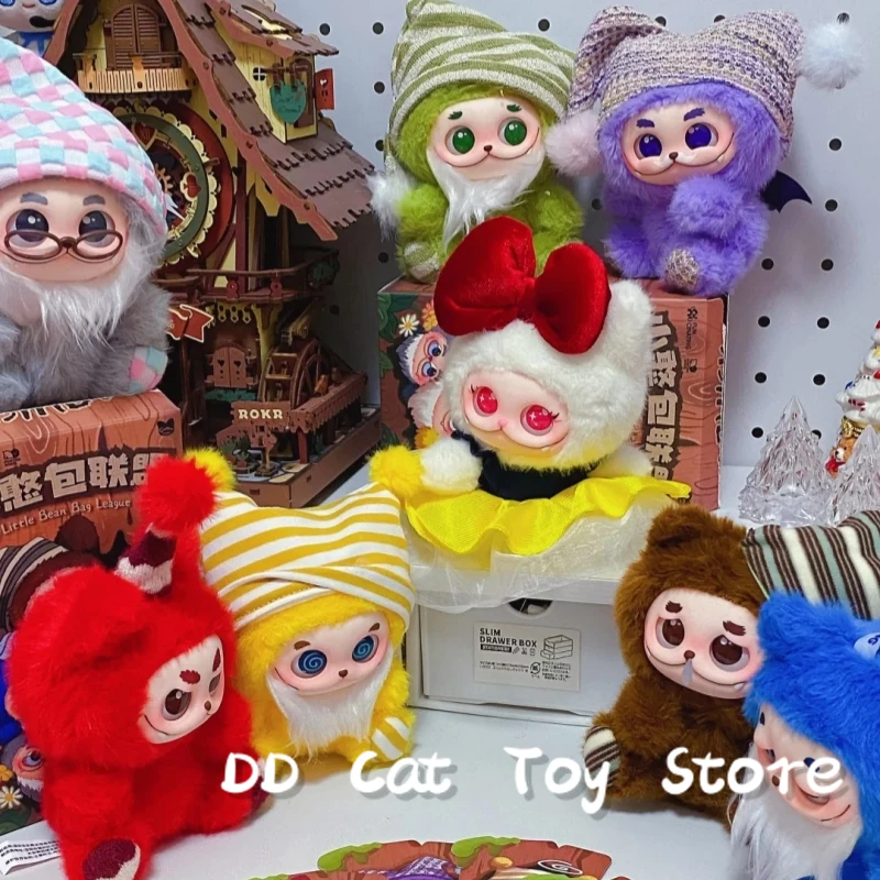 

Новая подлинная маленькая погремушка Gismow League, виниловая плюшевая слепая коробка, сумка, подвеска, украшение, милая фигурка, кукла, коробка-сюрприз, подарок на день рождения