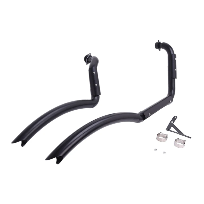 Slip On VT1300CX Fury ABS 2010-2025 Interstate VT1300CT 2010-2015 For Honda Full System Header Link Pipe Exhaust Muffler Tip