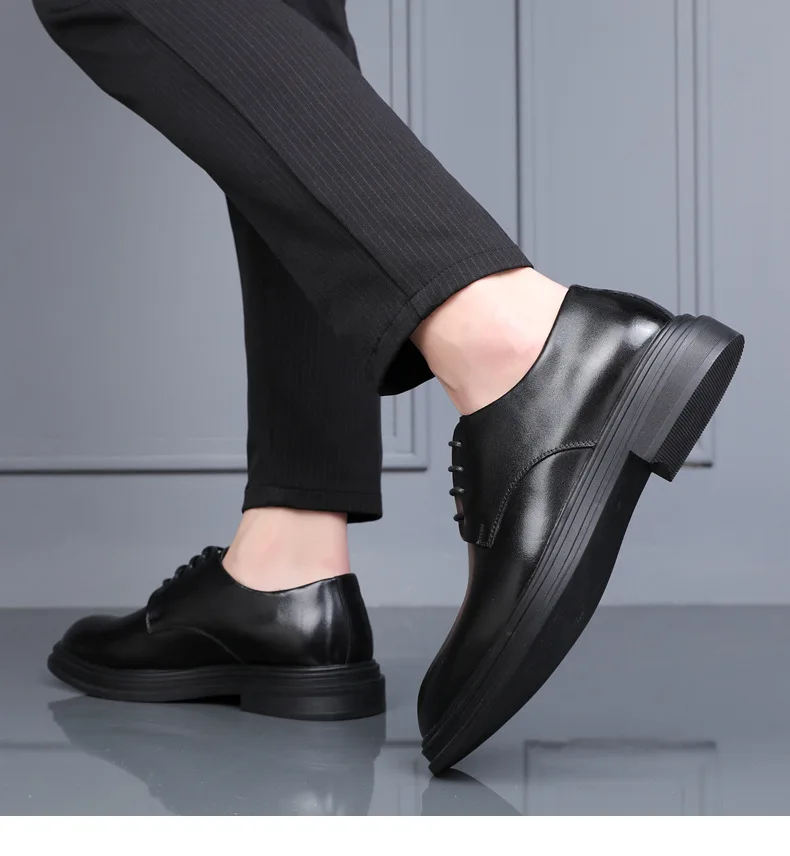 Mens Dress Shoes Men's Formal Original Leather Italian Skin Shoes for Men Elegant Casual Business Luxury Social Male Shoe