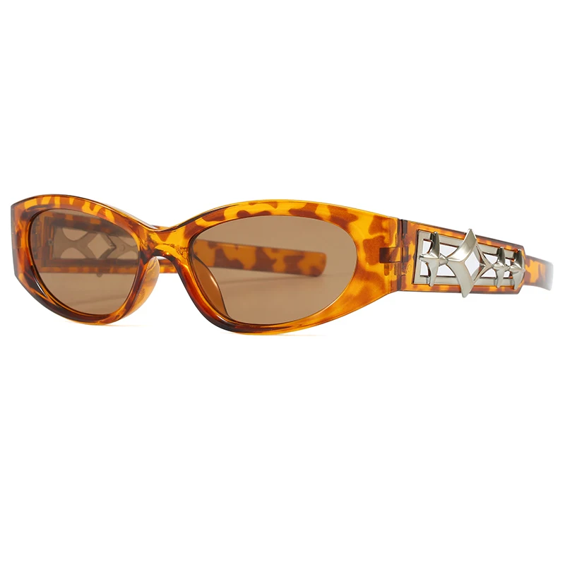 خمر عين القط النظارات الشمسية النساء الرجال الشعور الفني الفاخرة ظلال حفلة السفر نظارات شمسية سيدة رجل UV400 نظارات واقية