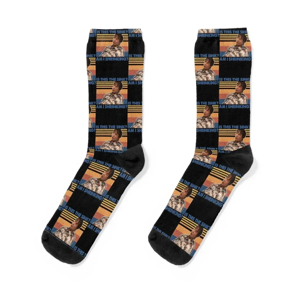 Jackie Harris Roseanne is This The Sink Or Am I Shrinking Vintage Gift Socks Christmas Designer Man Socks Women's