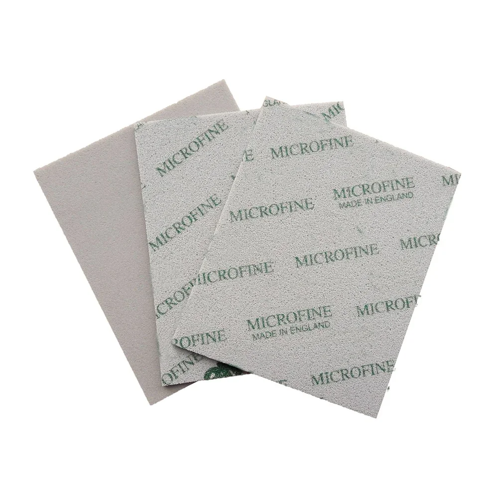 1/5/10 pçs almofadas de espuma de esponja de lixa softback 4-1/2 "x 5-1/2" lixa de polimento de moagem abrasiva super ultra microfino