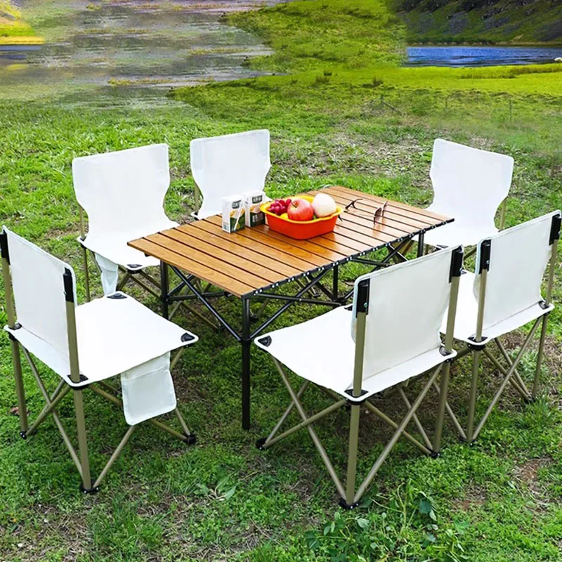 

Camping Picnic Outdoor Table Modern Garden Patio Foldable Outdoor Table Balcony Portable Mesas Pegables Portátil Furniture