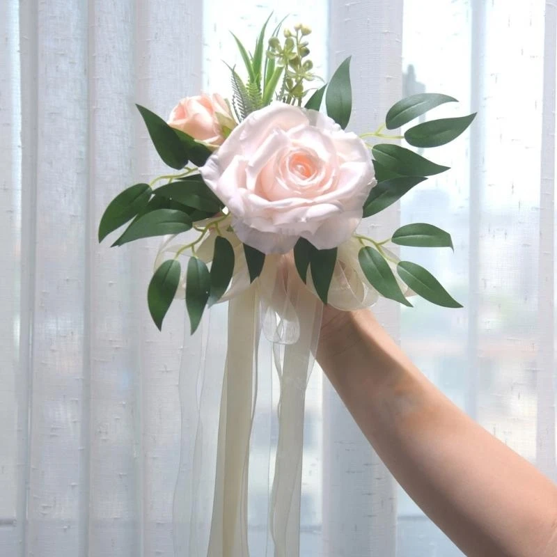 教会のベンチのための6つの豪華なピューの花の花の飾り式飾りエレガントな椅子バックフローラル装飾