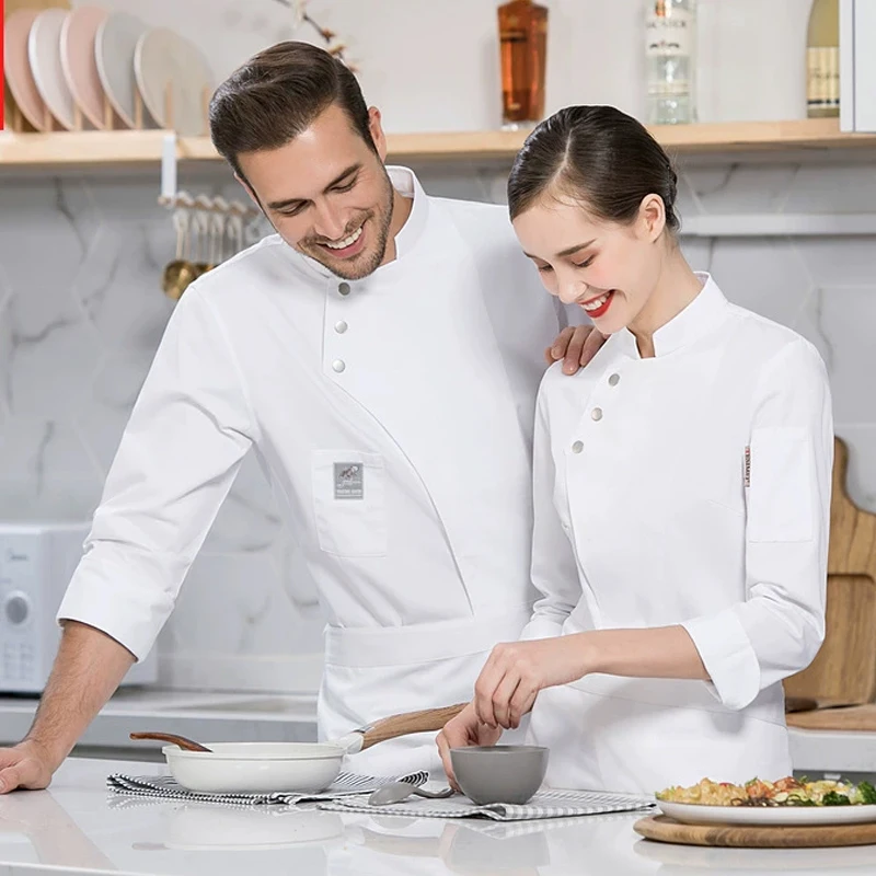 

Кейтеринг, кухня, рабочая униформа, костюм шеф-повара ресторана, общественного питания, кулинарные куртки для отеля, столовой, кафе, выпечки и домашнего хозяйства