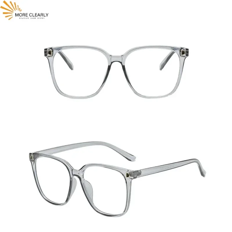 Computer Goggle Ultra Light Frame Blue Light ProtectionAnti-Blue Light Glasses for Women Men Vintage Transparent Polygon Eyewear