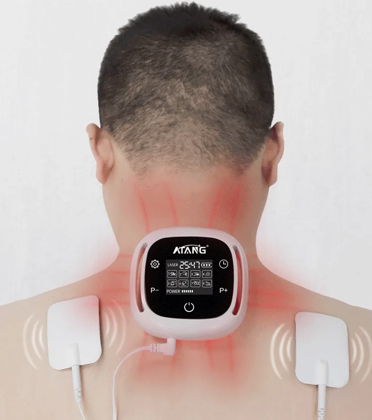 808nm Sciatica Nerve Pain Therapy Light with TENS Muscle Stimulator for Lower Back Pain Relief