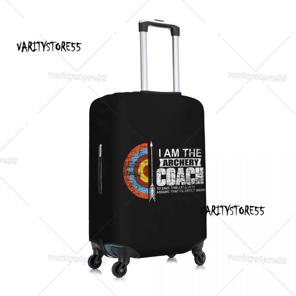 Custom Archery Loving Suitcase Cover Dust Proof Archer Luggage Protective Covers for 18-32 inch