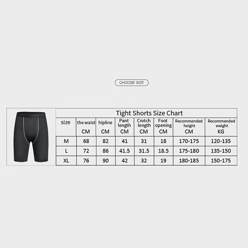 2023 Sport Shorts Male Legging Tight Gym Running Fitness Men Compression Pants Adult Sport Pants M L  Quick-drying Pants