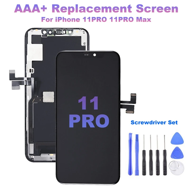 

AAA+LCD Incell Screen For Iphone+Screwdriver Set LCD Display Replacement Digitizer Assembly No Dead Pixel Screen