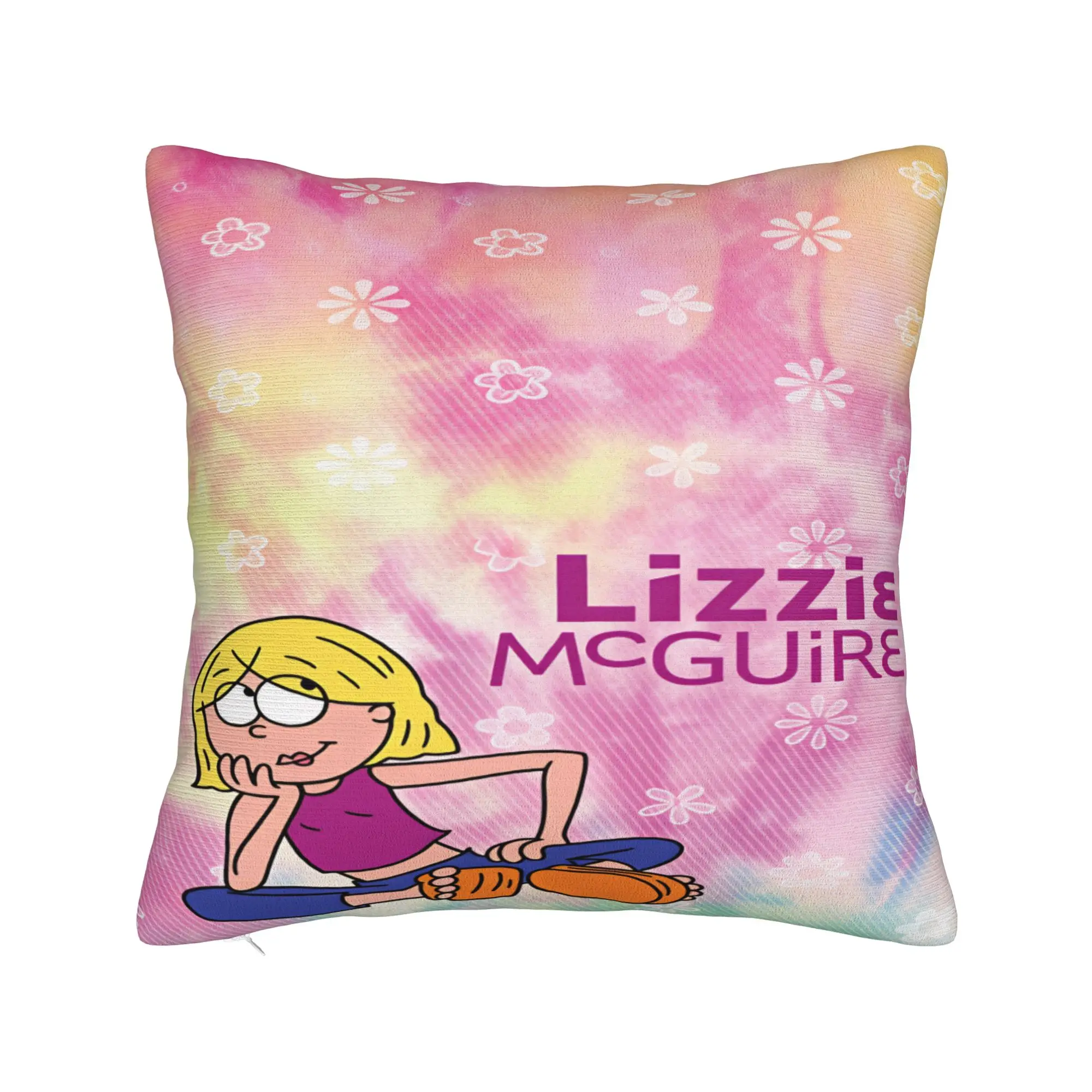 Pillow Cover Lizzies Cartoon McGuires  Cute Funny Pillow Case For Sofa Couch Bed Living Room Pillowcases
