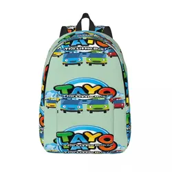 Tayo And Friends Simple and stylish backpack Canvas backpack Men's backpack