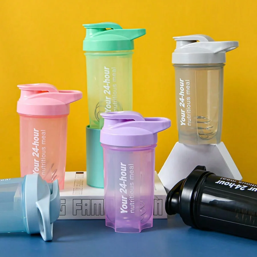 17 oz fitness sports water cup, men's protein powder mixing cup meal replacement milkshake cup, graduated mixing cup student cup