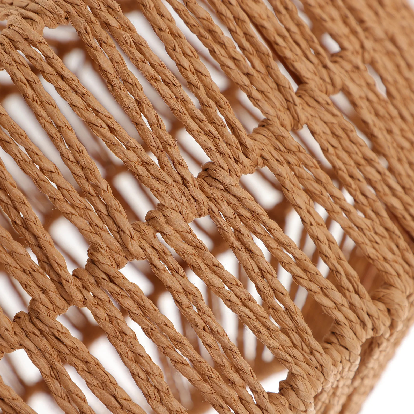 

Barrel Lamp Shades Unique Weaving Pattern Lamp Shade Cover for Chandelier Ceiling Light Decor Lighting