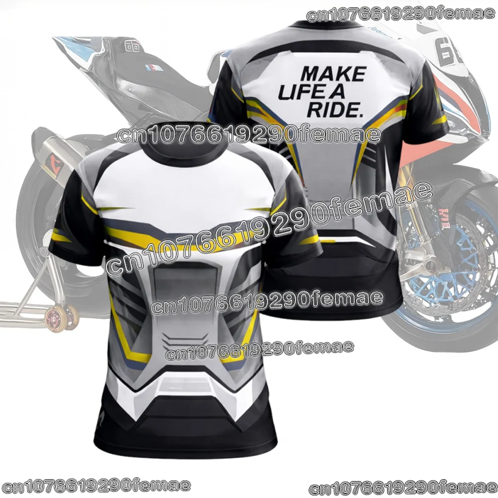 

2026 Hot Sale S1000RR Motorcycle Riding T-Shirt, Comfortable, Quick-Dry & Breathable Outdoor Moto Top for Daily Wear